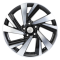 Khomen Wheels 7,5x18/5x112 ET43 D57,1 KHW1801 (Kodiaq/Tiguan) Black-FP