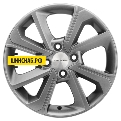 Khomen Wheels 6x15/4x100 ET48 D54,1 KHW1501 (Rio/Solaris) G-Silver