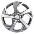 Khomen Wheels 7x17/5x114,3 ET45 D60,1 KHW1712 (Changan/Geely/Lexus/Toyota) Gray-FP (пш)