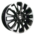 Khomen Wheels 8x20/6x139,7 ET60 D95,10 KHW2010 (LC 300) Black-FP matt