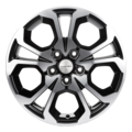Khomen Wheels 6,5x17/5x114,3 ET50 D66,1 KHW1711 (Arkana/Kaptur) Black-FP