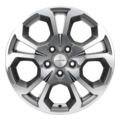 Khomen Wheels 6,5x17/5x114,3 ET50 D66,1 KHW1711 (Arkana/Kaptur) Gray-FP